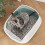 Cat Sandbox Pan Durable Anti-Splashing with Sifting Litter 6