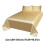 Ice Silk Bed Sheet Set 3-Piece Soft Breathable Washable 3