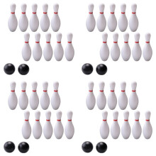 40X Bowlingbollset Inomhus Utomhus Multifunktionell Pedagogisk Sportleksak Barn Bowlingspelset Barnjulklappar