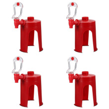 4X Distributeur de Soda Distributeur de Fizz Distributeur de Boissons Distributeur D'Eau Party Cola Sprite, Rouge