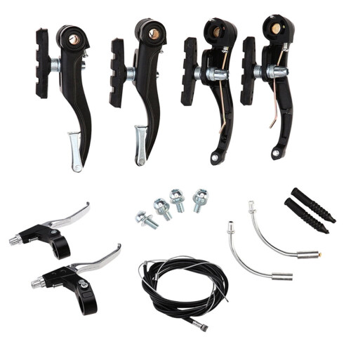 Etereautey Brake Pads Front Rear Black 1 Set 1