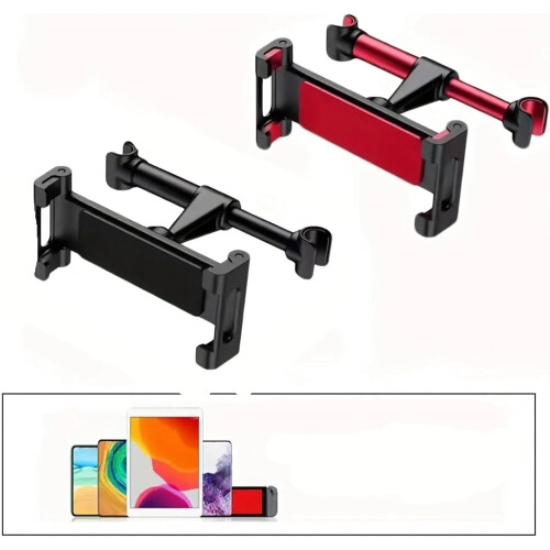 Suporte para tablet ajustável para encosto de cabeça de carro de 4,7 a 11 polegadas 2