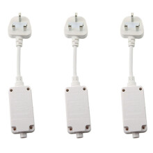3X 13A AC240V Leakage Protection Rcd Socket Adaptor Home Circuit Breaker Leakage Protection Plug- Uk Plug