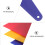 Vinyl Wrap Scraper Squeegee Set 6 Pieces Assorted Colors 5