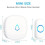 Wireless Doorbell White M520+F55 58 Chimes 1000ft Range 2