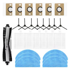 Pour les Accessoires D'Aspirateur pour A30 Pro, Brosses Principales, Brosses Latérales, Chiffon de Nettoyage, Sac à Poussière, Accessoires de