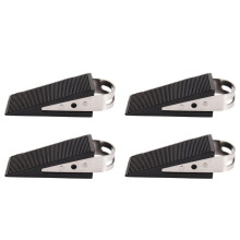 4X Gummi Edelstahl TüR Stopper Sicherheit Verdickung Anti Kollision Boden TüR Halter Schutz Kinder Sicher Haus BüRo