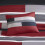 Black Red Microfiber Comforter Set Queen 4-Piece 6