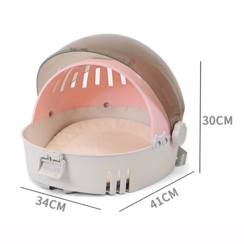 Sac à dos perméable pour chats avec double sangle et 2