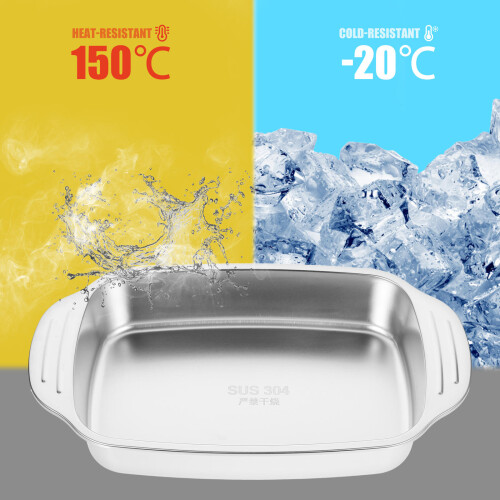 Stainless Steel Fish Roasting Pan Rectangular 13x9 Inch 1