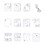 Clear Acrylic Free-Motion Quilting Template Set 13 pcs 4