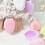 Pastel Velvet Easter Eggs with Hangers 12PCS 6
