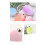 Pastel Velvet Easter Eggs with Hangers 12PCS 7