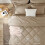 Twin XL comforter set beige 5-piece 2