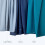 Conjunto de 2 fronhas tamanho King em rayon de bambu azul turquesa 8