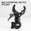 COMEET Crutch Holders Set 4 Pcs 90/360 Degree 4