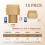 Verzenddozen 12x10x4 inch, wit, gegolfd, set van 15 2