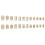 French Tip Square Press-on Nails 24 Pieces 8