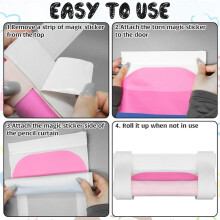 2x Pencil Classroom Door Window Cover Pencil Shaped Door Curtain for Classroom Door Window,Office,Porch,Room Cover Shade