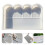 Cement Brick Mold for Garden Fence - Plastic, 1 Set 3