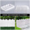 Cement Brick Mold for Garden Fence - Plastic, 1 Set 5