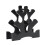 Dumbbell Rack Stand Plastic 3-Tier Weight Organizer 5