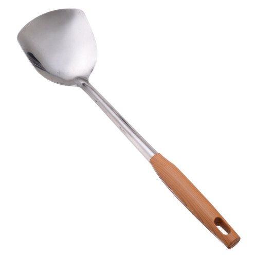 Stainless Steel Wok with Plastic Handle 1 Piece 2