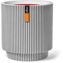 Zylindervase - CAPI EUROPE - Groove NL - 44 x 46 - Elfenbein