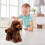 Peluche Caniche à longues pattes, douce et réaliste 6