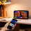 LED Pixel Screen Clock RGB Nightlight DIY Graffiti Animation Drawing Panel for Game Room Decor Gift Idea Pixel 24x48 2