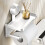 White Suction Cup Bathroom Organizer Two-Tier 1 Pack 4