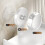 White Suction Cup Bathroom Organizer Two-Tier 1 Pack 5