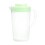 Pichet en plastique transparent avec couvercle 2,5 L 2