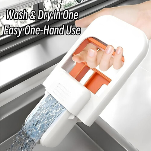 Mini sponge mop portable self-squeeze foldable 1 pc 2