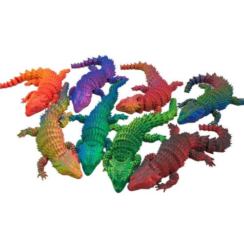 Figurine de lézard imprimée en 3D, articulée et décorative (1 pièce) 2