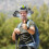 Chapéu com ventilador solar, aba larga, para uso externo. 4