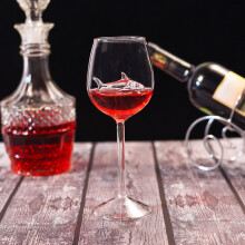 Ensemble de verres à vin rouge en cristal transparent (1 verre)
