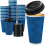 Disposable Paper Coffee Cups with Lids16oz Navy50Pack 1