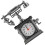 Vintage decorative phone clock for home office ABS material 5