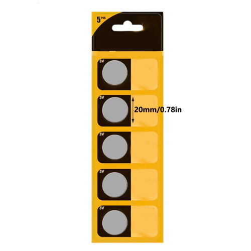 2032 3V litiumbatterier, 5-pack 2