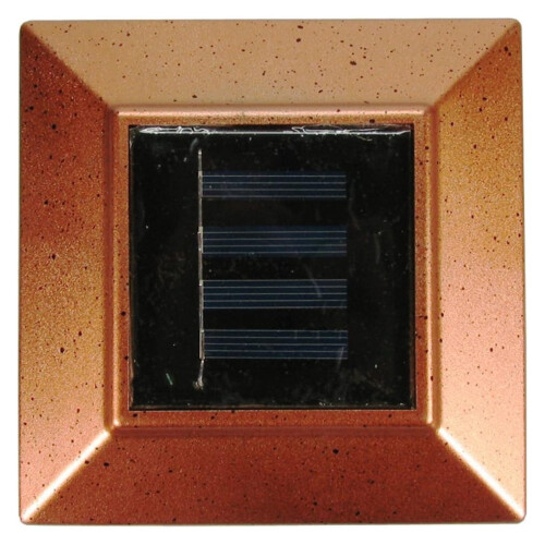 Farolas solares de cobre, 4x4, juego de 2 2