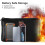 Fireproof Document Bag Waterproof Zipper Pouch 2 pcs 7