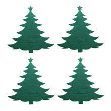 Julepose i sølvtøj, non-woven, 4-delt sæt