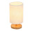 Wood Bedside Lamp Warm White 1 Pack 1
