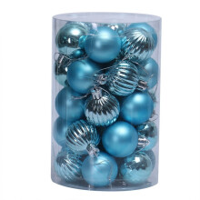 Christmas tree ball ornament dark purple 40mm