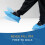 Disposable Non-slip Shoe Covers Blue Large 200 pcs 4