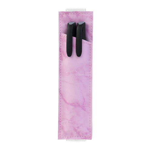 Verstellbare elastische Stifthalterung aus PU-Leder