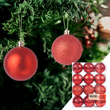 Christmas Ornament Ball Red 1 Piece