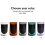 Conjunto de 2 copos de degustação FLUR de 325 ml (11 oz) com parede dupla. 7