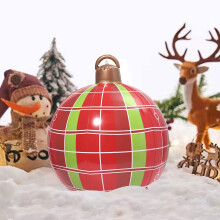 Outdoor Christmas Inflatable Ball PVC Glow 60cm